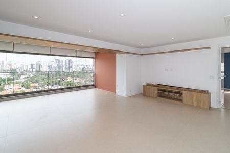 Sala de apartamento para alugar com 3 quartos, 149m² em Indianópolis, São Paulo