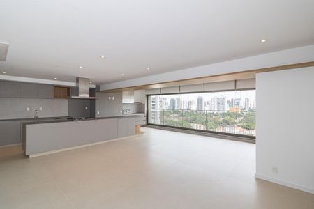 Sala de apartamento para alugar com 3 quartos, 149m² em Indianópolis, São Paulo