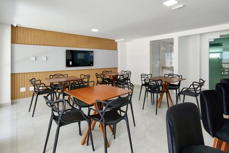 Apartamento para alugar com 55m², 1 quarto e 1 vagaSalão de Festas