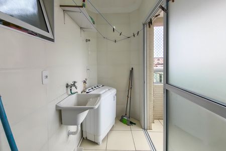 Área de Serviço  de apartamento para alugar com 1 quarto, 55m² em Vila Caiçara, Praia Grande