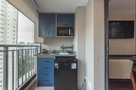 Studio para alugar com 25m², 1 quarto e sem vagaVaranda
