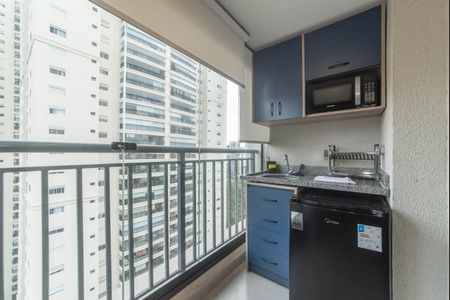 Studio para alugar com 25m², 1 quarto e sem vagaVaranda