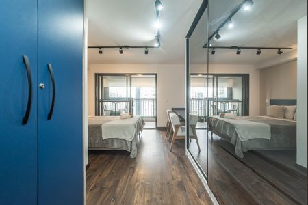 Studio para alugar com 25m², 1 quarto e sem vagaQuarto