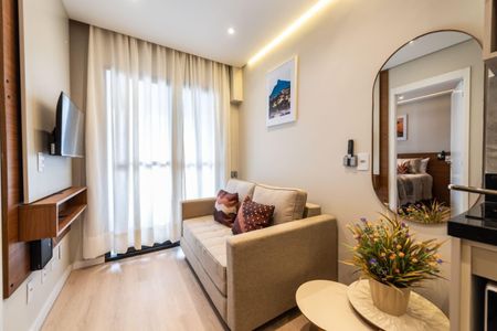 Apartamento à venda com 26m², 1 quarto e sem vaga Apartamento à venda com 26m², 1 quarto e sem vagaSala