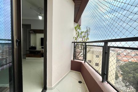 Varanda da Sala de apartamento à venda com 3 quartos, 75m² em Vila Guarani, São Paulo