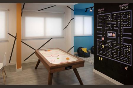 Apartamento à venda com 30m², 2 quartos e sem vaga Apartamento à venda com 30m², 2 quartos e sem vagaSalão de Jogos