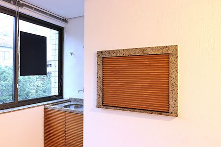 Apartamento para alugar com 84m², 2 quartos e 1 vagaChurrasqueira da Sala