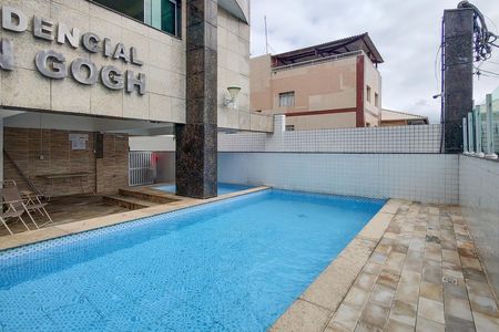 Área comum - Piscina de apartamento para alugar com 2 quartos, 92m² em Cidade Ocian, Praia Grande