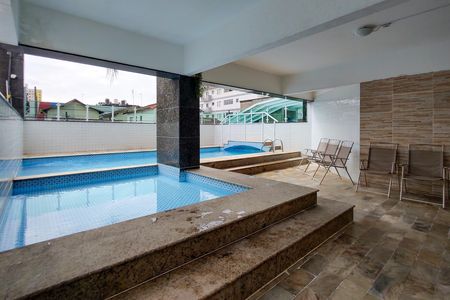 Área comum - Piscina de apartamento para alugar com 2 quartos, 92m² em Cidade Ocian, Praia Grande