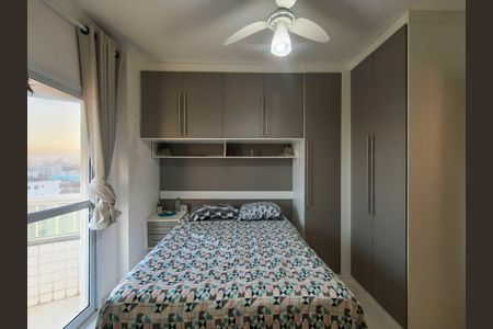 Suíte 1 de apartamento para alugar com 2 quartos, 92m² em Cidade Ocian, Praia Grande