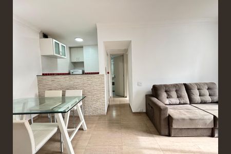 Sala de apartamento para alugar com 1 quarto, 50m² em Indianópolis, São Paulo