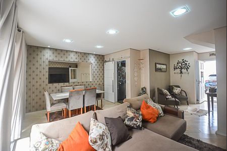 Sala de casa de condomínio para alugar com 3 quartos, 97m² em Vila Jerusalem, São Bernardo do Campo