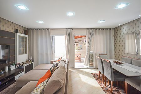 Sala de casa de condomínio para alugar com 3 quartos, 97m² em Vila Jerusalem, São Bernardo do Campo