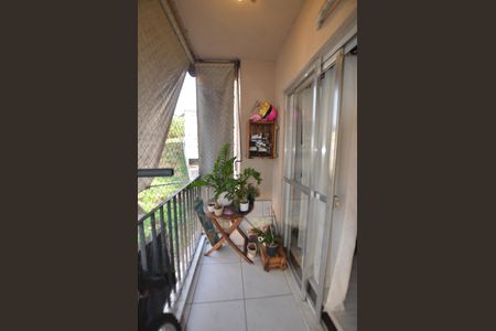Varanda da Sala de apartamento à venda com 2 quartos, 55m² em Jardim Sulacap, Rio de Janeiro