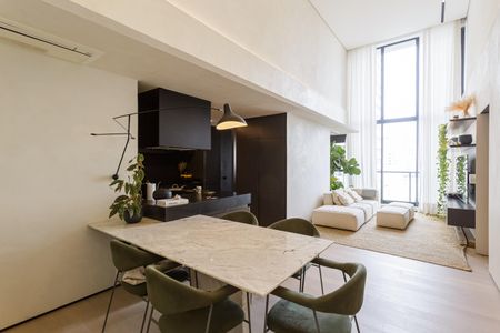 Sala de apartamento à venda com 2 quartos, 115m² em Vila Olímpia, São Paulo