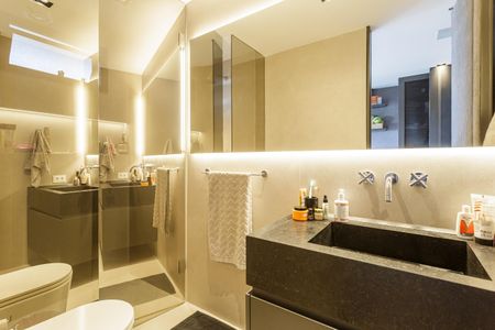 Apartamento à venda com 115m², 2 quartos e 2 vagasBanheiro da Suíte 1