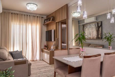 Sala de apartamento para alugar com 2 quartos, 65m² em Parque Gramado, Americana