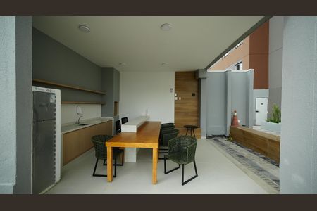 Studio à venda com 35m², 2 quartos e sem vagaÁrea comum - Churrasqueira