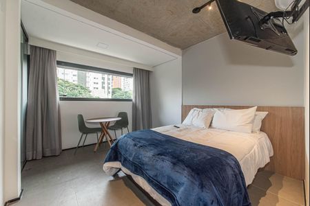 Studio para alugar com 25m², 1 quarto e sem vaga Studio para alugar com 25m², 1 quarto e sem vagaQuarto