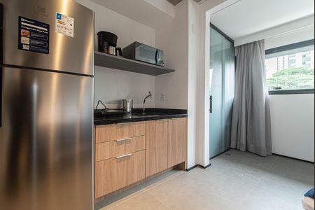 Studio para alugar com 25m², 1 quarto e sem vaga Studio para alugar com 25m², 1 quarto e sem vagaCozinha