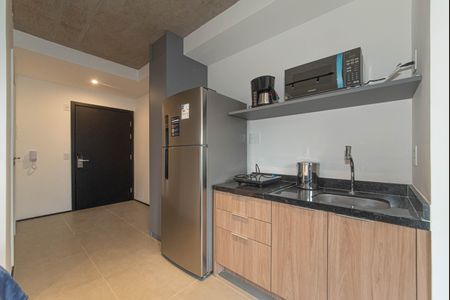 Studio para alugar com 25m², 1 quarto e sem vaga Studio para alugar com 25m², 1 quarto e sem vagaCozinha