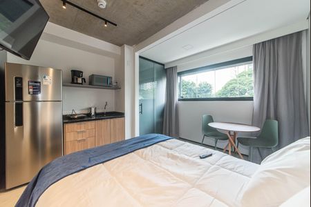 Studio para alugar com 25m², 1 quarto e sem vaga Studio para alugar com 25m², 1 quarto e sem vagaQuarto