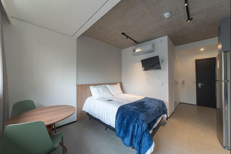 Studio para alugar com 25m², 1 quarto e sem vaga Studio para alugar com 25m², 1 quarto e sem vagaQuarto