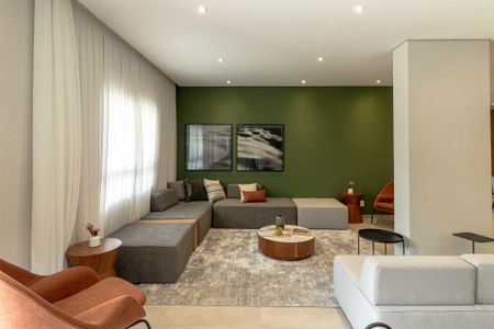 Studio à venda com 28m², 1 quarto e sem vaga Studio à venda com 28m², 1 quarto e sem vagaÁrea comum - Salão de festas
