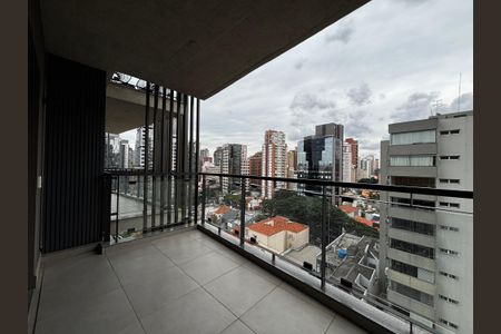 Varanda  de apartamento para alugar com 1 quarto, 39m² em Pinheiros, São Paulo
