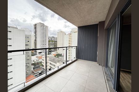 Varanda  de apartamento para alugar com 1 quarto, 39m² em Pinheiros, São Paulo