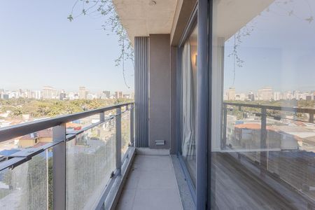 Varanda de kitnet/studio para alugar com 1 quarto, 44m² em Pinheiros, São Paulo