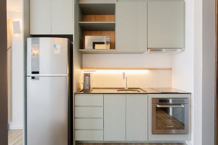 Cozinha de kitnet/studio para alugar com 1 quarto, 44m² em Pinheiros, São Paulo