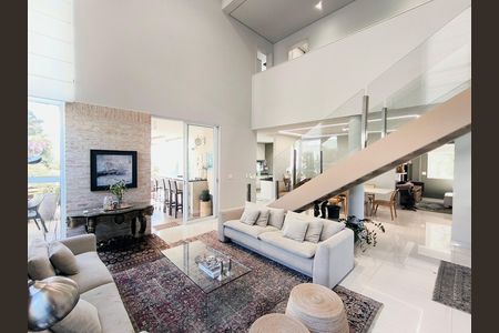 Sala de casa de condomínio à venda com 3 quartos, 270m² em Jardim Marco Leite, Jundiaí