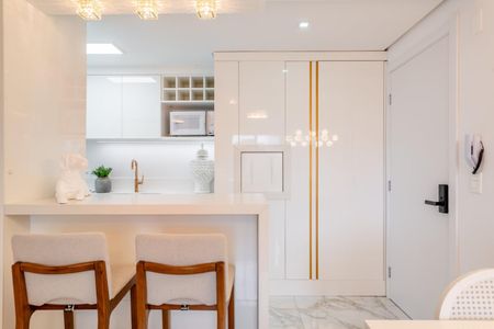 Apartamento para alugar com 56m², 1 quarto e 2 vagasSala