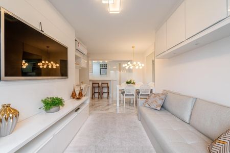 Apartamento para alugar com 56m², 1 quarto e 2 vagasSala