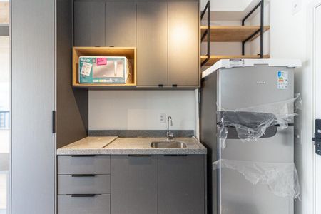 Studio para alugar com 28m², 1 quarto e sem vaga Studio para alugar com 28m², 1 quarto e sem vagaCozinha