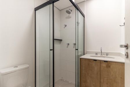 Studio para alugar com 28m², 1 quarto e sem vaga Studio para alugar com 28m², 1 quarto e sem vagaBanheiro