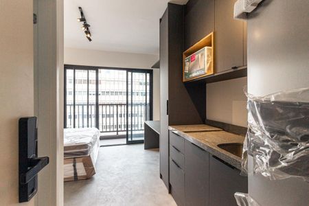 Studio para alugar com 28m², 1 quarto e sem vaga Studio para alugar com 28m², 1 quarto e sem vagaCozinha