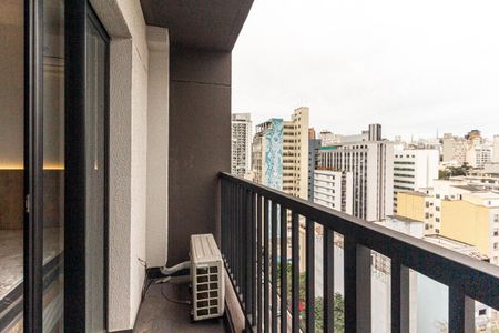 Varanda do Studio de kitnet/studio para alugar com 1 quarto, 28m² em Vila Buarque, São Paulo