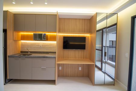 Studio para alugar com 27m², 1 quarto e 1 vaga Studio para alugar com 27m², 1 quarto e 1 vagaSala / Quarto - Studio