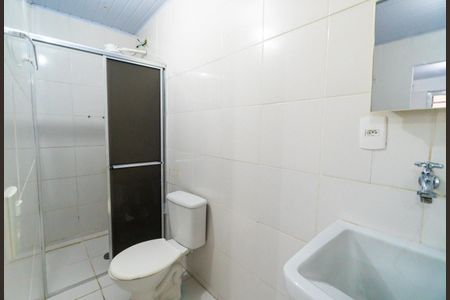 Banheiro de kitnet/studio para alugar com 1 quarto, 25m² em Vila Clementino, São Paulo