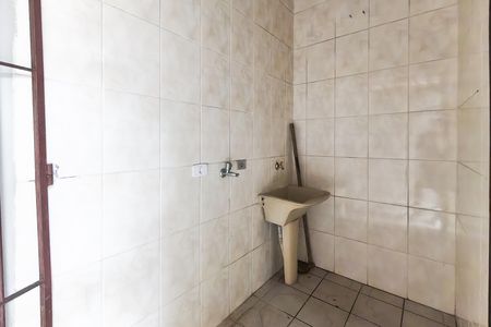Área de serviço  de casa para alugar com 1 quarto, 80m² em Maracanã, Praia Grande