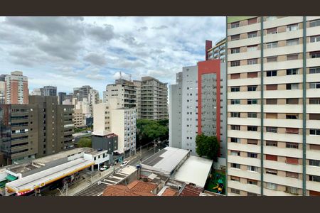 Studio para alugar com 27m², 1 quarto e sem vaga Studio para alugar com 27m², 1 quarto e sem vagaVaranda
