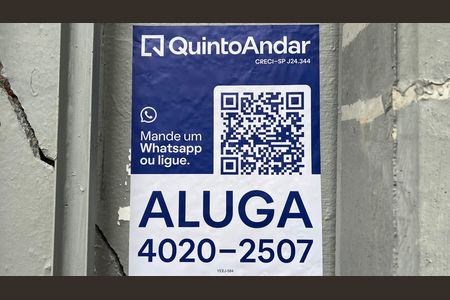 Studio para alugar com 27m², 1 quarto e sem vaga Studio para alugar com 27m², 1 quarto e sem vagaPlaca