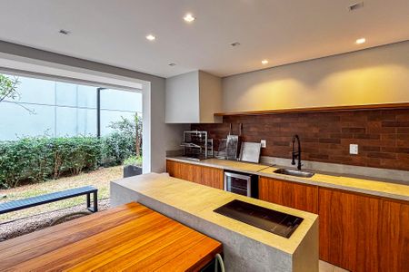 Studio para alugar com 25m², 1 quarto e sem vaga Studio para alugar com 25m², 1 quarto e sem vagachurrasqueira