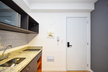 Studio para alugar com 25m², 1 quarto e sem vaga Studio para alugar com 25m², 1 quarto e sem vagaCozinha