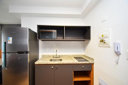 Studio para alugar com 25m², 1 quarto e sem vaga Studio para alugar com 25m², 1 quarto e sem vagaCozinha