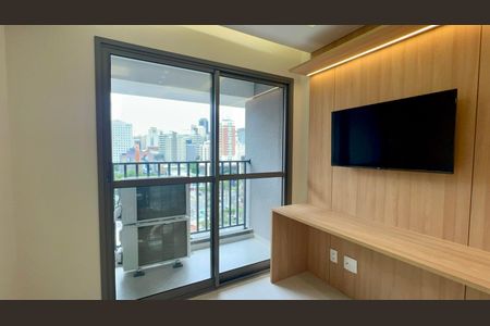 Studio para alugar com 27m², 1 quarto e sem vaga Studio para alugar com 27m², 1 quarto e sem vagaSala