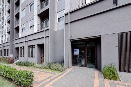 Studio para alugar com 28m², 1 quarto e sem vaga Studio para alugar com 28m², 1 quarto e sem vagaFachada - Plaquinha