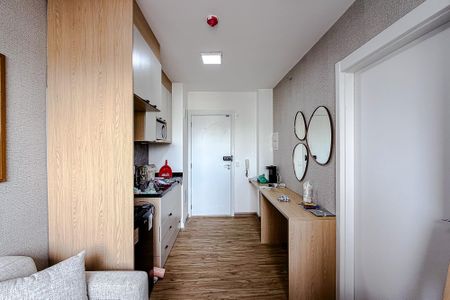 Studio para alugar com 28m², 1 quarto e sem vaga Studio para alugar com 28m², 1 quarto e sem vagaSala